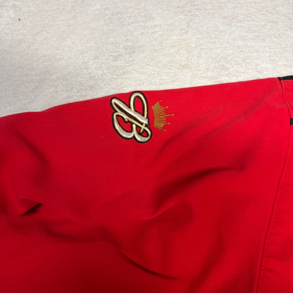 Vintage Chase Authentics XL Dale Earnhardt Jr Budweiser 1/4 Zip Pullover Shirt - Picture 7 of 9